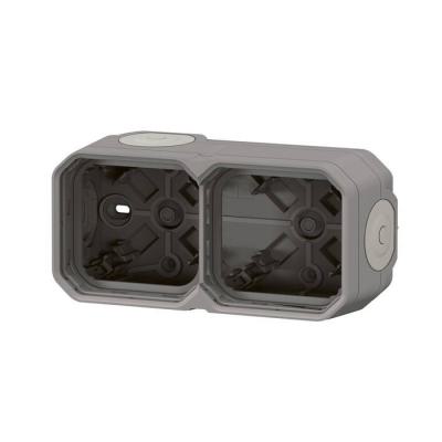  BOITIER 2P H/V GRIS 