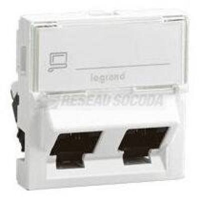  RJ45X2 C6 FTP MOSAIC 2M 45D 