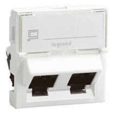  RJ45X2 C6 FTP MOSAIC 2M 45D 