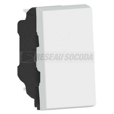  POUSSOIR NO+NF +BORNE 1M BLANC 
