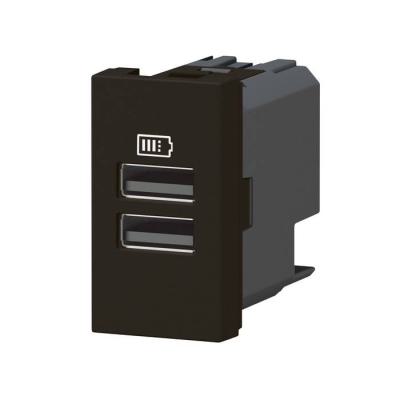  CHARG 1M 2USB A+A 15W NOIR   ! 