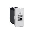  CHARG USB A+C 20W PD 1M BLANC 