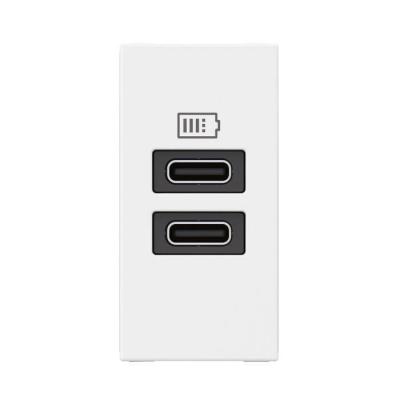  CHARG 1M 2USB C+C 15W BL     ! 