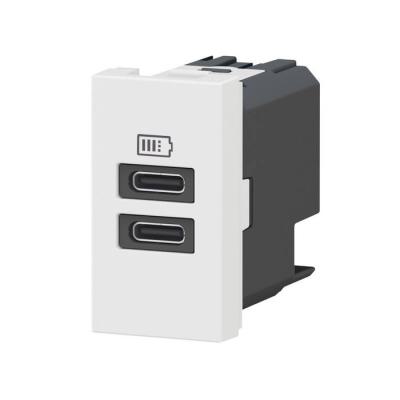  CHARG 1M 2USB C+C 15W BL     ! 
