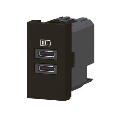  CHARG 1M 2USB C+C 15W NOIR   ! 