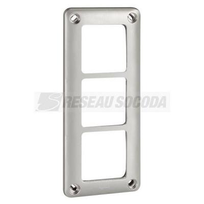 PLAQUE 3 POSTES H/V ENTRAXE 71 