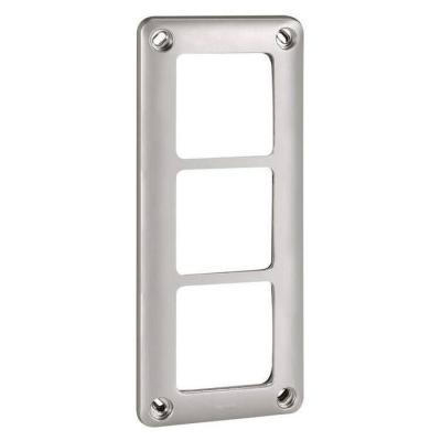  PLAQUE 3 POSTES H/V ENTRAXE 71 