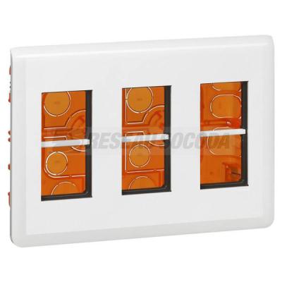  POSTE ENCASTRE 3X4 MODULES BLC 
