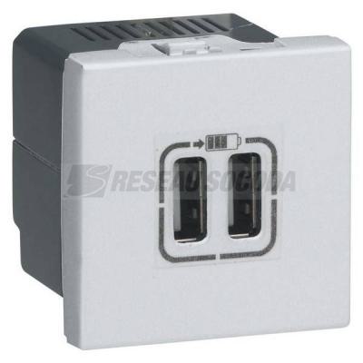  2USB CHARG 2M A+A 3A ALU     ! 