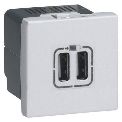  2USB CHARG 2M A+A 3A ALU     ! 