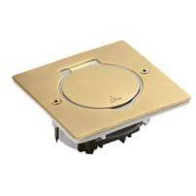  PLATINE SOL CARRE DORE BROSSE 