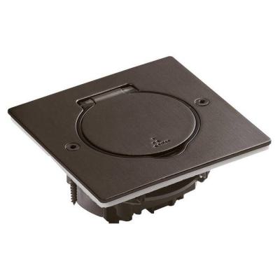  PLATINE SOL CARRE ACIER BR BRO 