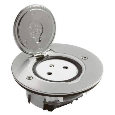  2P+T FB SOL RONDE INOX BROSSE 