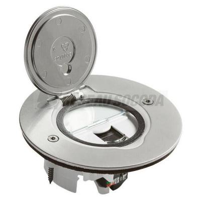  RJ45 SOL RONDE INOX BROSSE 