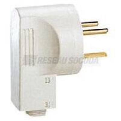  FICHE M 2P+T 32A BLANC 