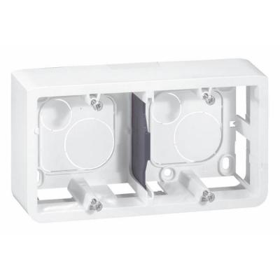 CADRE DOUBLE MOSAIC BLANC 