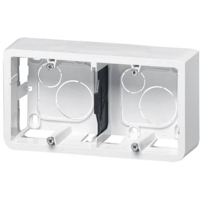  CADRE DOUBLE MOSAIC BLANC 