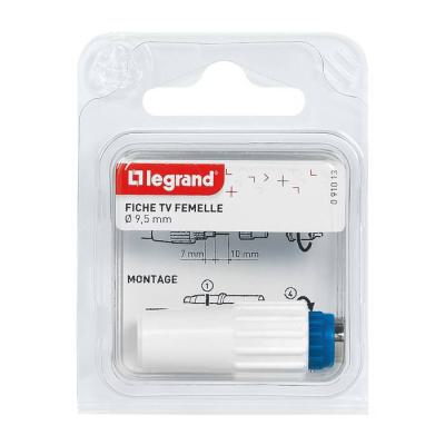  FICHE TV FEMELLE D.9,5MM 