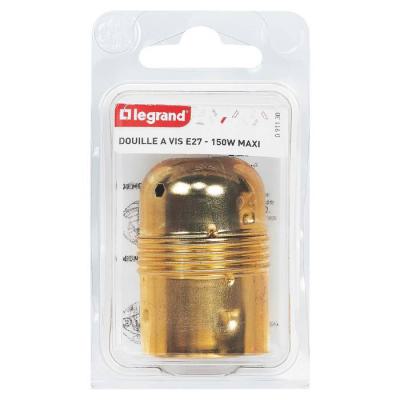  DOUILLE ACIER LAITON.E27 S/BAG 
