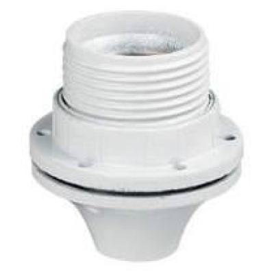  DOUILLE PLAST.E27 AVEC BAGUE 