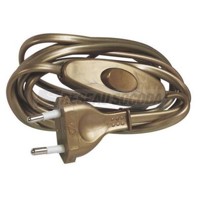  CORDON PRE-EQUIPE P/LAMPE OR 