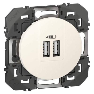  2USB CHARG A+A 3A 15W WH     ! 