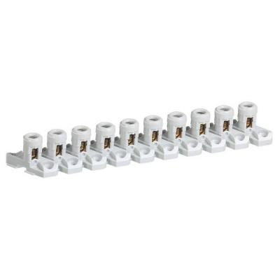  BORNE DE RAC.10 BORNES 2X6MM2 