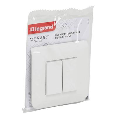  DOUBLE VV 10A CPL VIS BLANC 