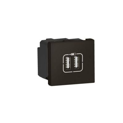 2USB AA 3A 2MOD COMPO NOIR   ! 