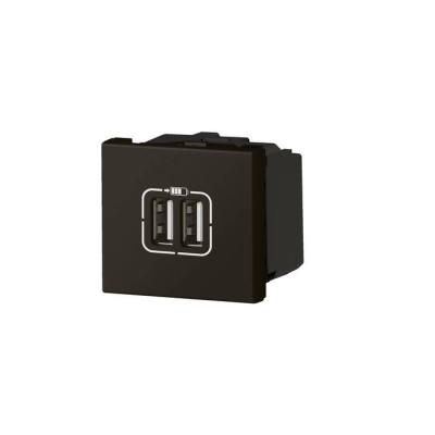  2USB AA 3A 2MOD COMPO NOIR   ! 