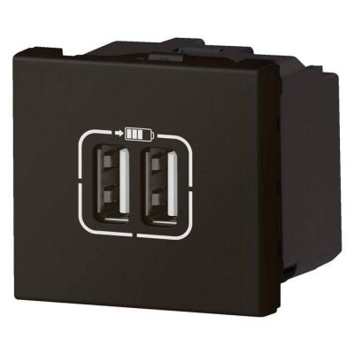  2USB AA 3A 2MOD COMPO NOIR   ! 