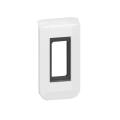  SUPPORT + PLAQUE 1 MOD BLANC 