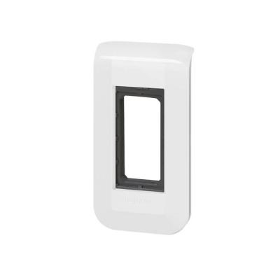  SUPPORT + PLAQUE 1 MOD BLANC 