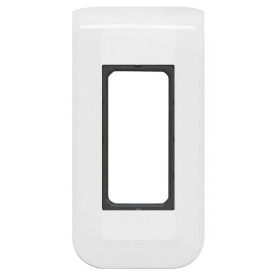  SUPPORT + PLAQUE 1 MOD BLANC 