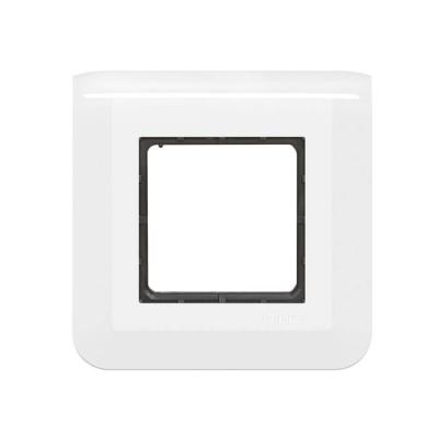  SUPPORT V+PLAQUE 2 MOD BLANC 