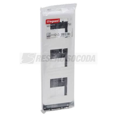  SUPPORT+PLAQUE 3X2MOD V BLANC 
