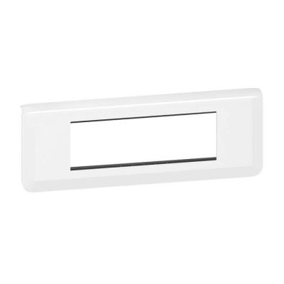  SUPPORT+PLAQUE 6 MOD H BLANC 