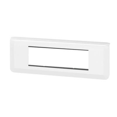  SUPPORT+PLAQUE 6 MOD H BLANC 
