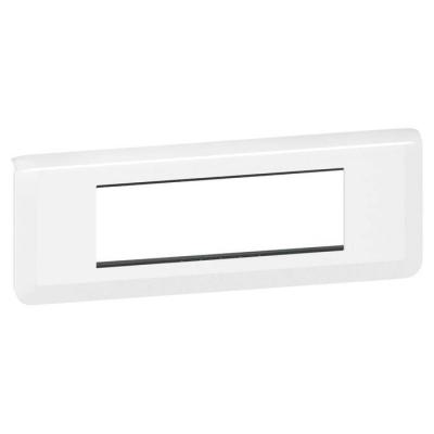  SUPPORT+PLAQUE 6 MOD H BLANC 