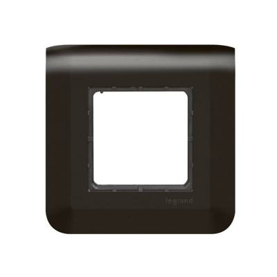  SUPPORT V+PLAQUE 2 MOD NOIR 
