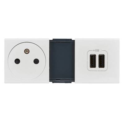  2P+T/DBLE USB MOSAIC COMPO 