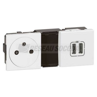  2P+T/DBLE USB MOSAIC COMPO 
