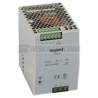  ALIM DEC BI200-500V 24VDC 480W 