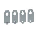  KIT FIXATION MURALE COF METAL 
