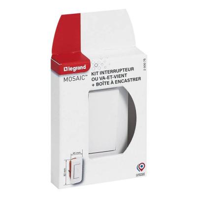  KIT VV ETROIT ENCASTRE BLANC 