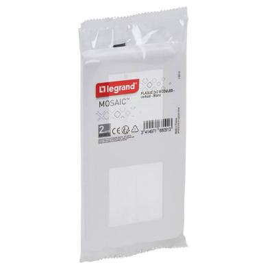 PLAQUE 2X2 MOD V BLANC 
