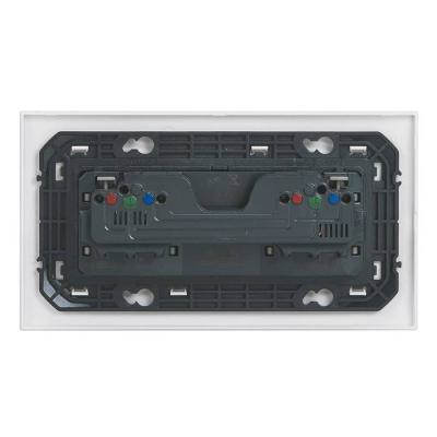  KIT 2X2P+T PRECABLEE BLANC 