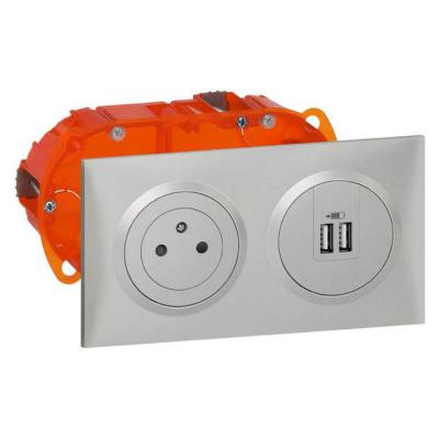  KIT 2P+T/2XUSB  PRECA ALU 