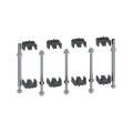  KIT VISSERIE H60 BARRES CU 10 