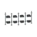  KIT VISSERIE H63 BARRES CU 5 
